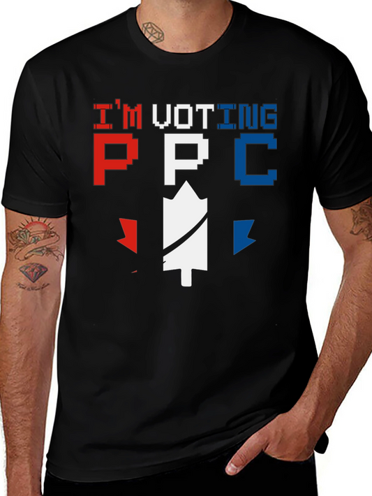 Im Voting PPC T-Shirt Canada Political Tee
