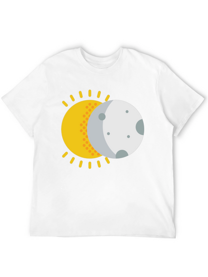 Solar Eclipse Graphic T-Shirt - Black