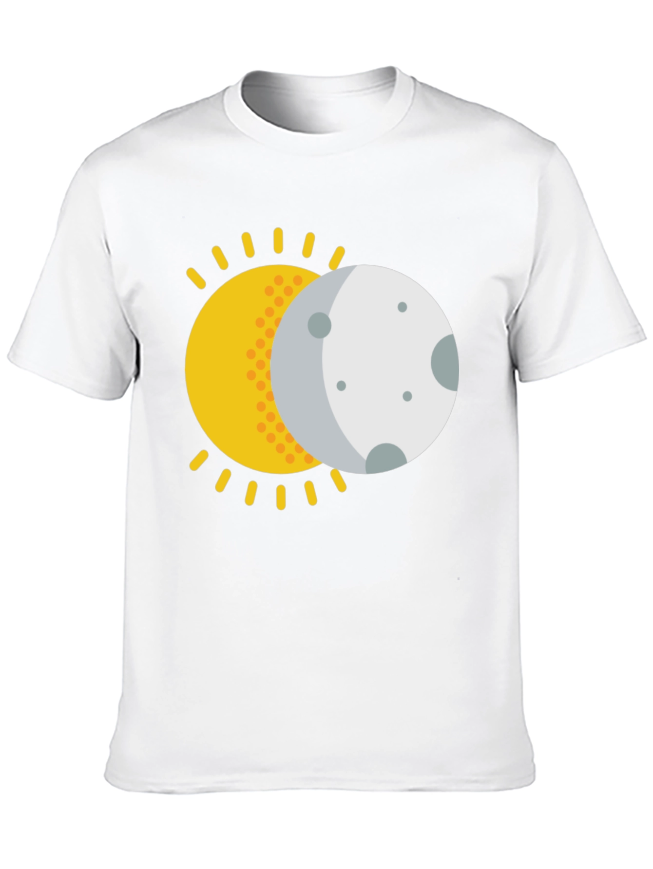 Solar Eclipse Graphic T-Shirt - Black