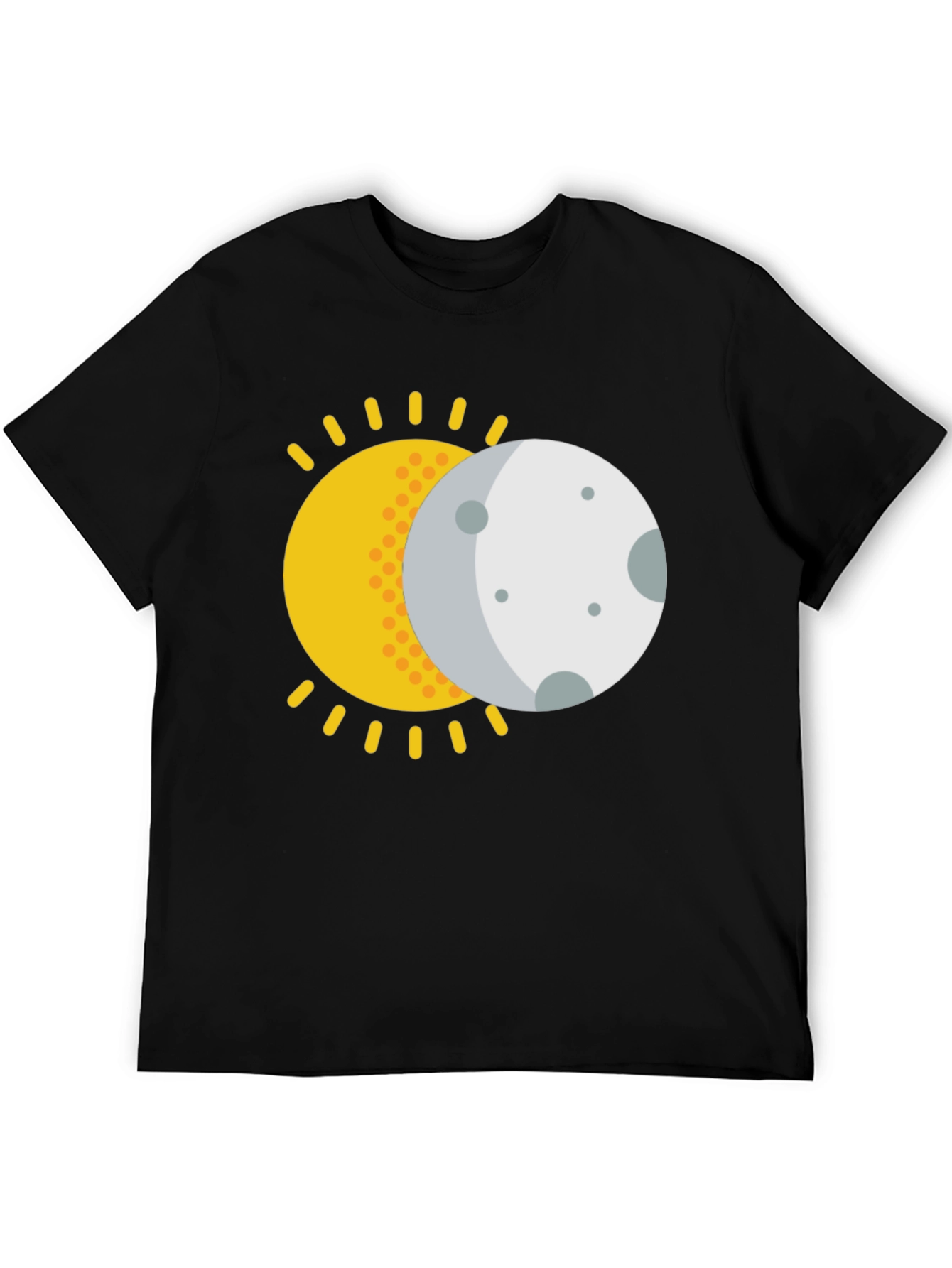 Solar Eclipse Graphic T-Shirt - Black
