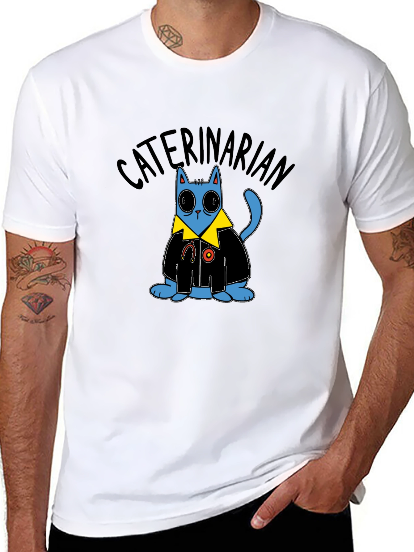 Caterinarian Cat Vet Graphic T-Shirt