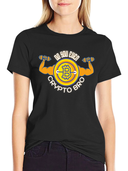 Crypto Bro Bitcoin Graphic T-Shirt
