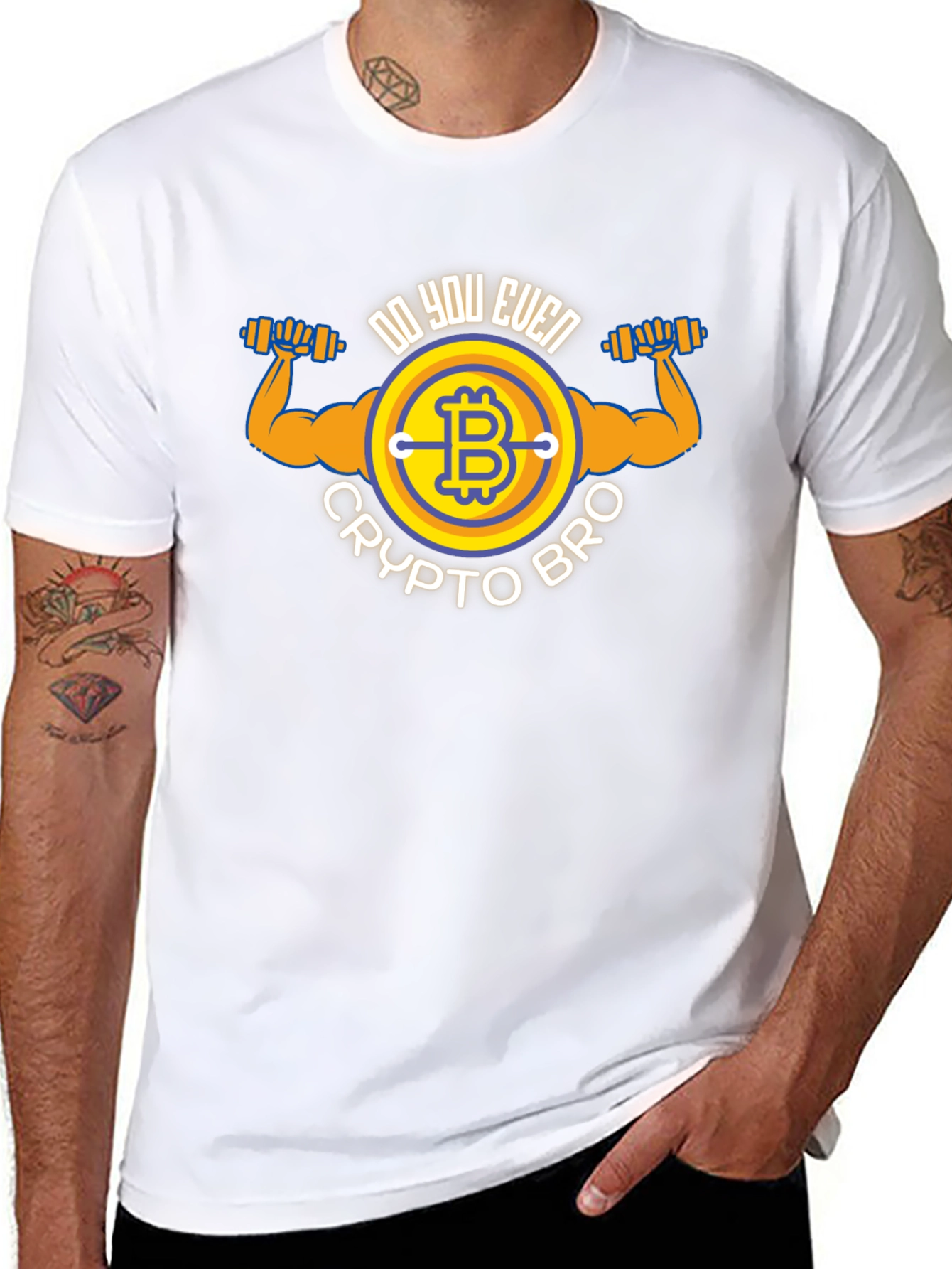 Crypto Bro Bitcoin Graphic T-Shirt
