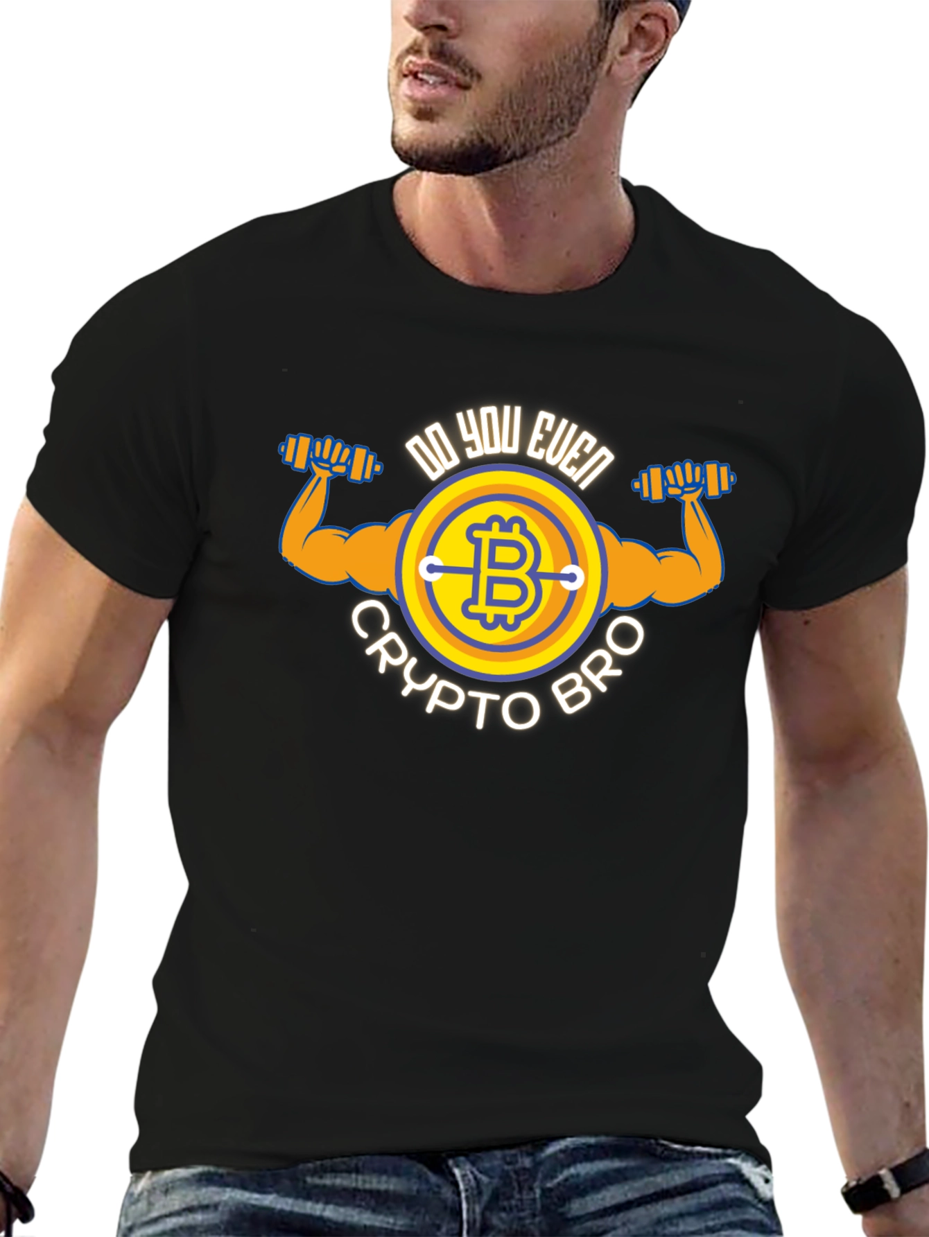 Crypto Bro Bitcoin Graphic T-Shirt