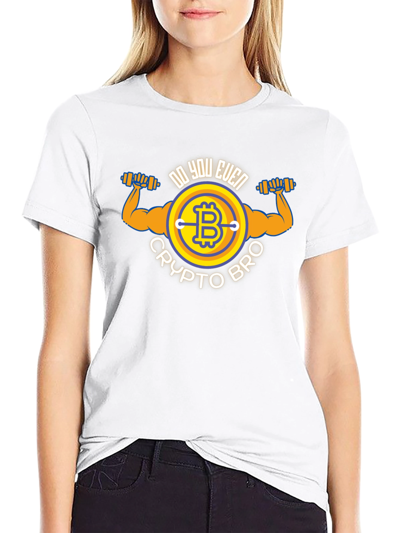Crypto Bro Bitcoin Graphic T-Shirt