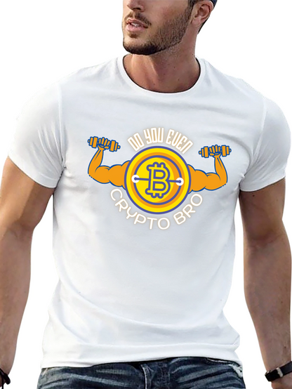 Crypto Bro Bitcoin Graphic T-Shirt