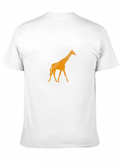 Giraffe Graphic Tee - Mens Black T-Shirt