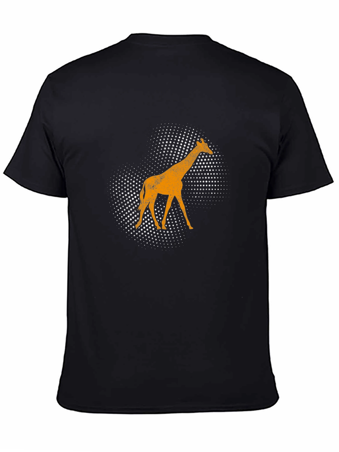 Giraffe Graphic Tee - Mens Black T-Shirt