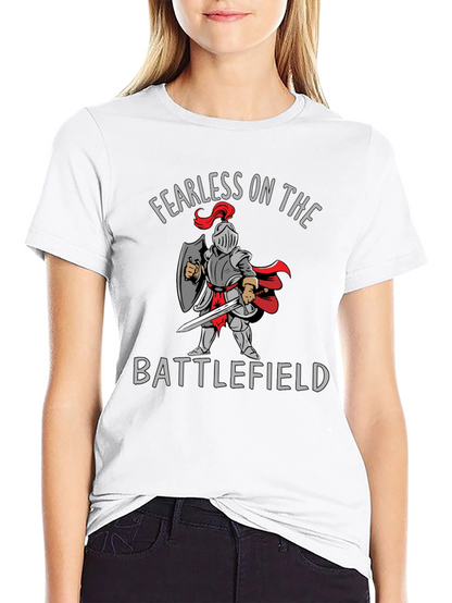 Fearless on the Battlefield Graphic T-Shirt