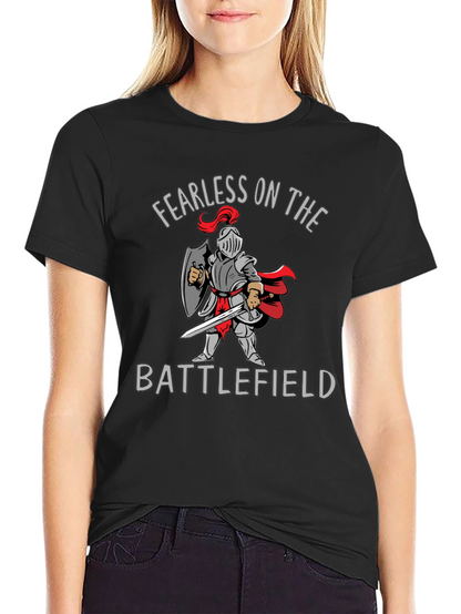Fearless on the Battlefield Graphic T-Shirt
