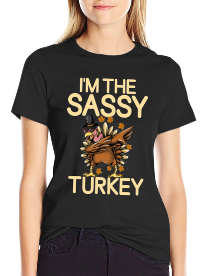 Sassy Turkey Thanksgiving T-Shirt