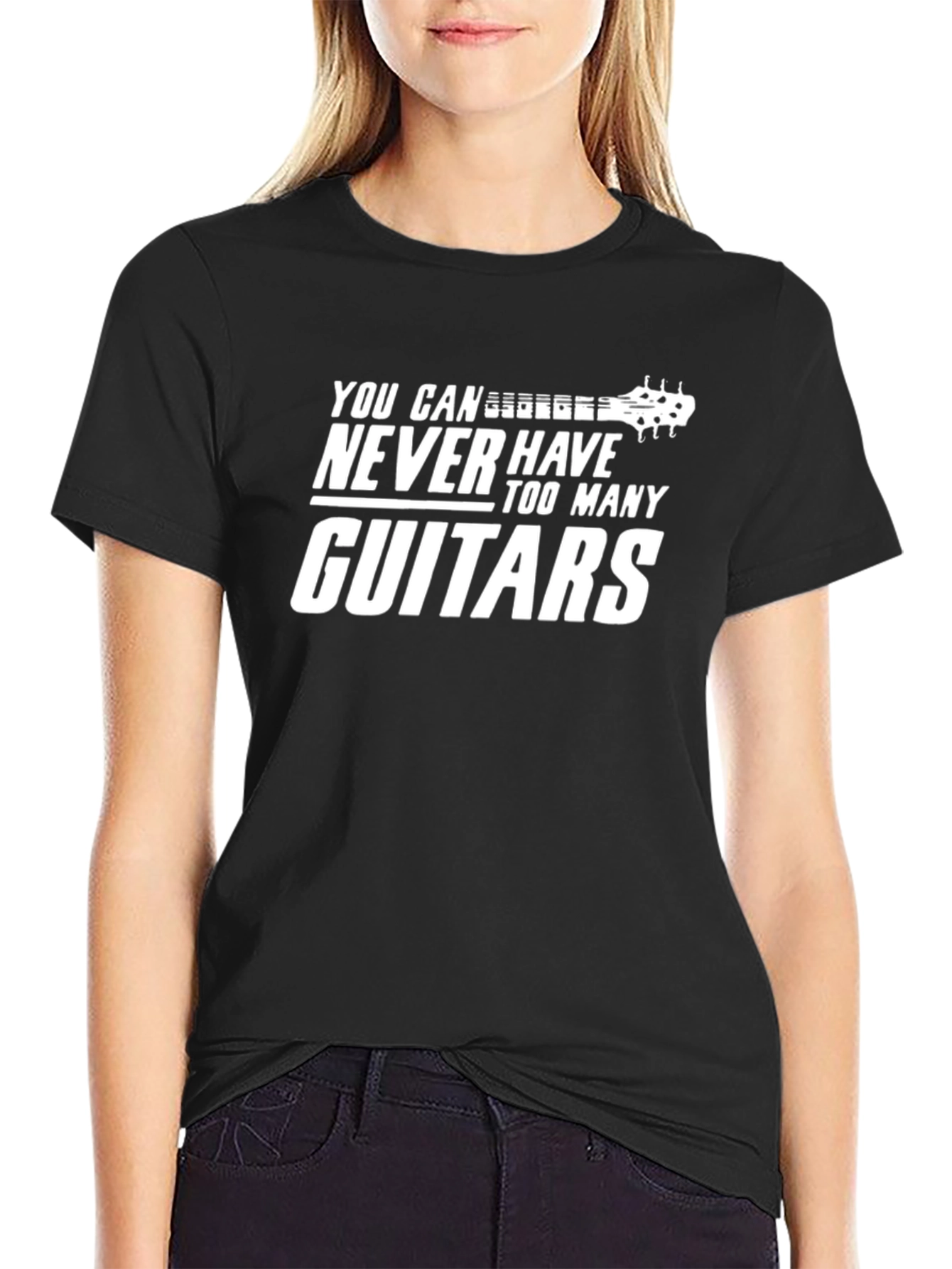 Guitar Lover T-Shirt: Never Too Many Guitars!