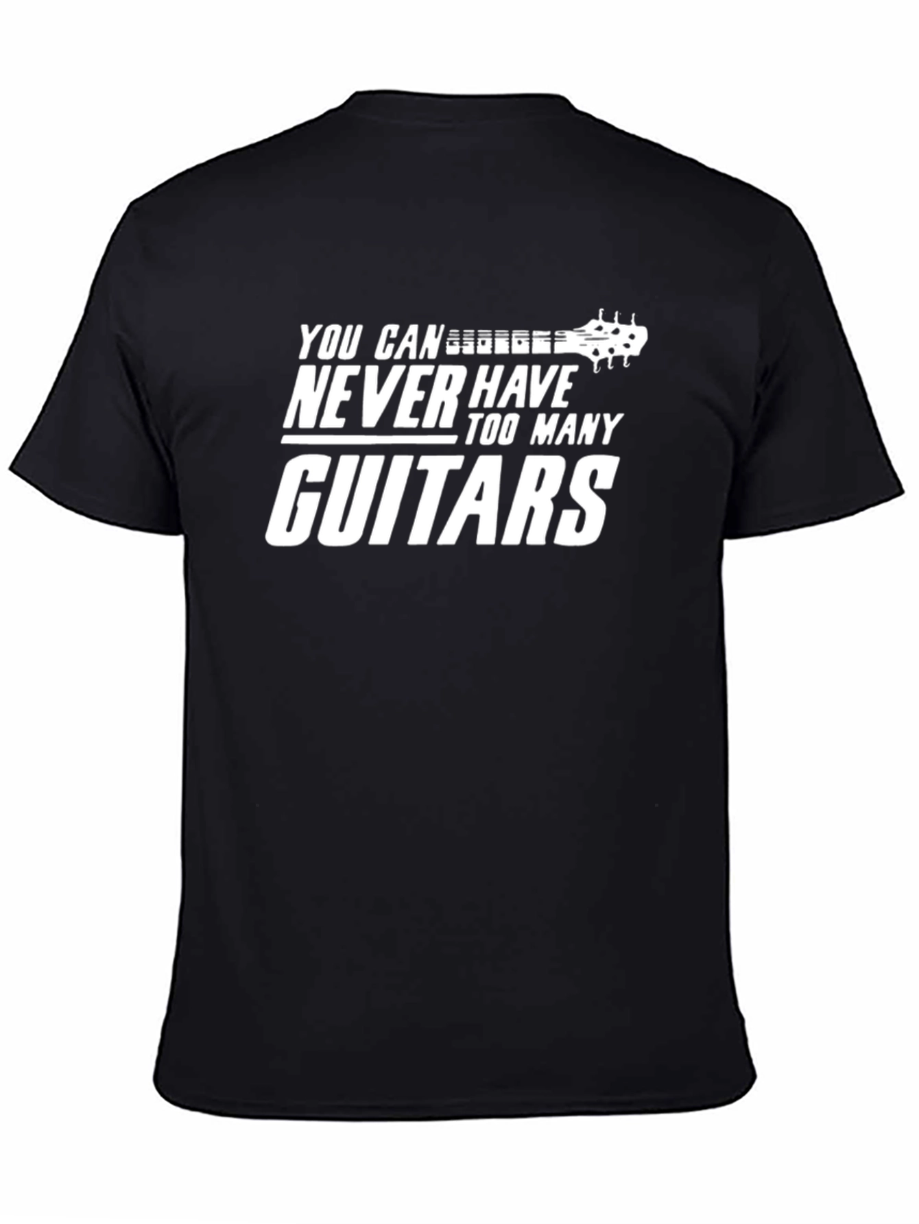 Guitar Lover T-Shirt: Never Too Many Guitars!
