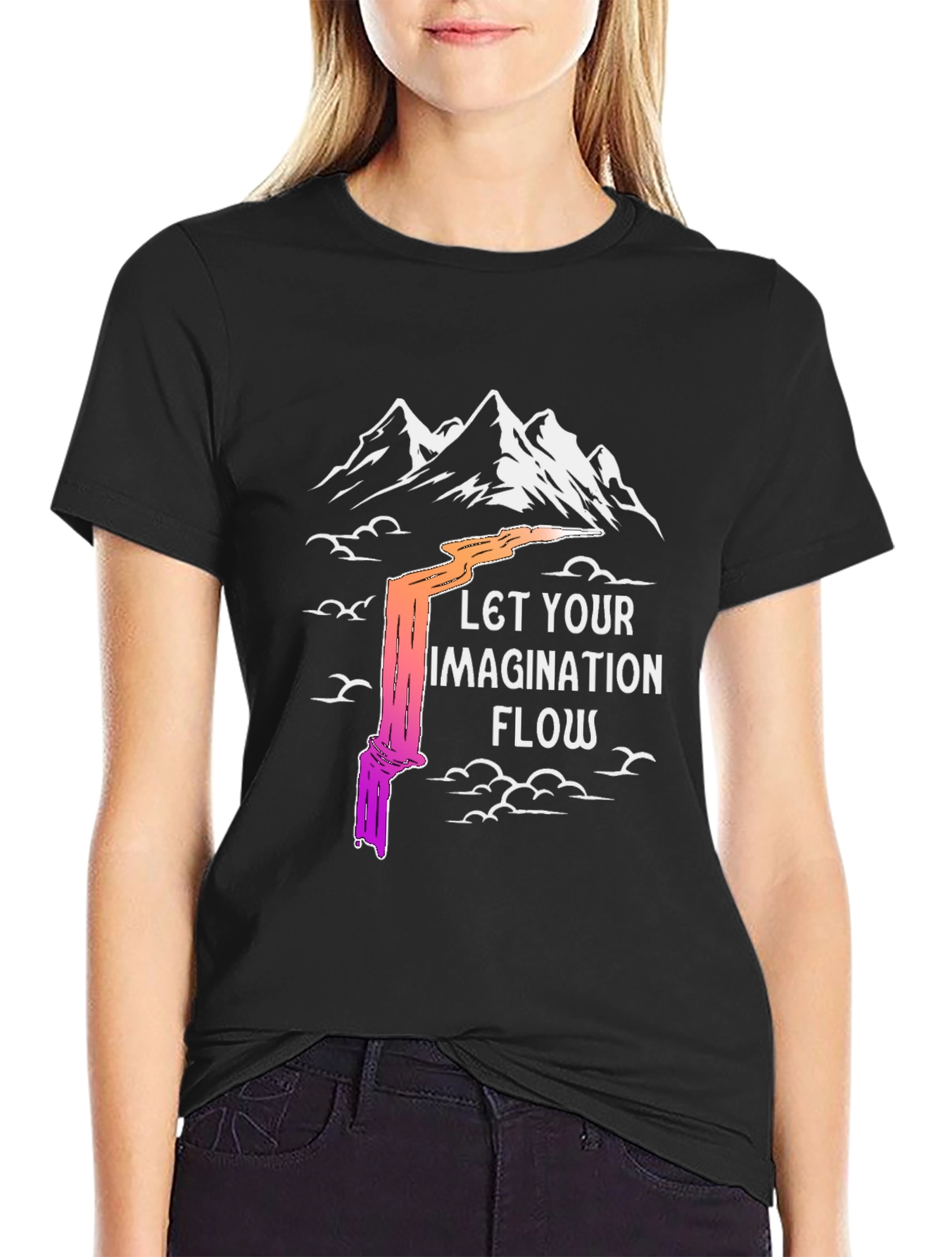 Imagination Flow T-Shirt - Artistic Graphic Tee