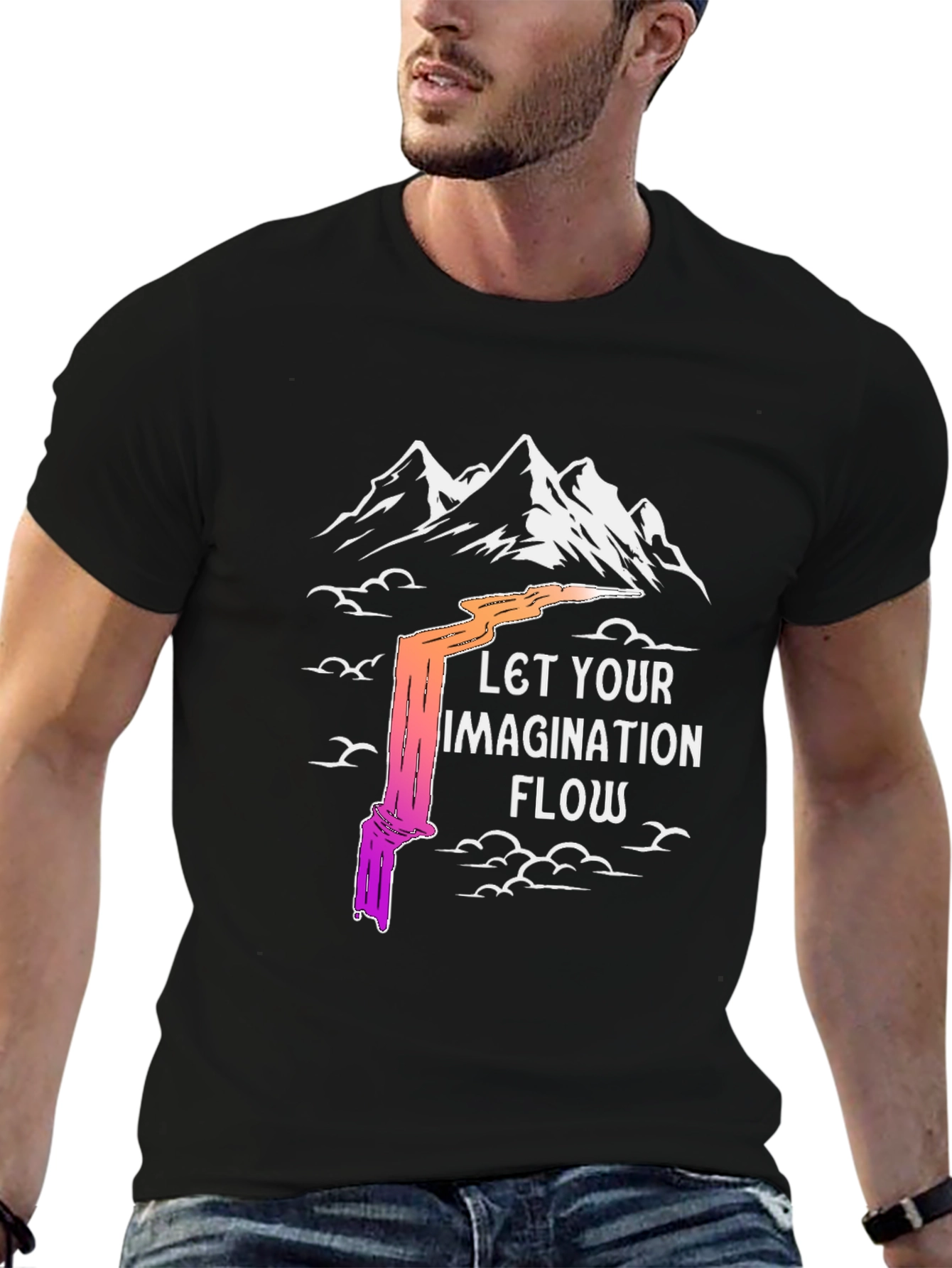 Imagination Flow T-Shirt - Artistic Graphic Tee