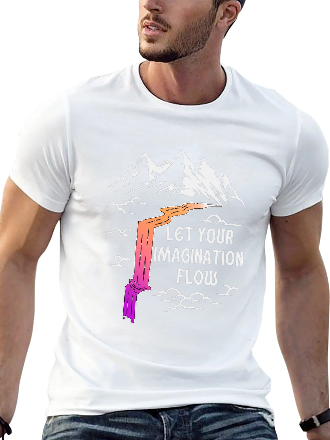 Imagination Flow T-Shirt - Artistic Graphic Tee