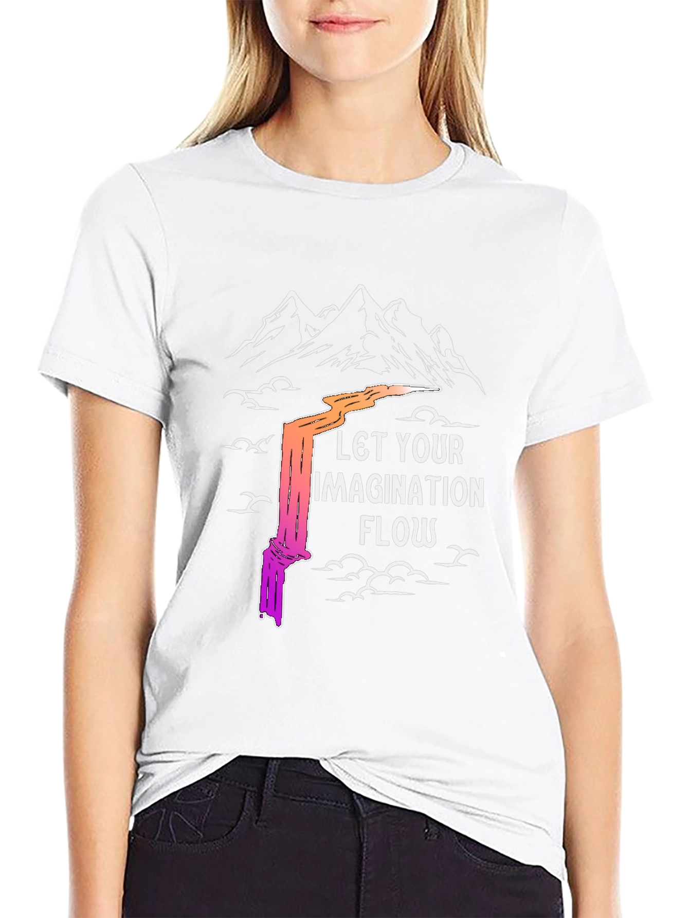 Imagination Flow T-Shirt - Artistic Graphic Tee
