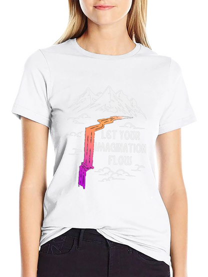 Imagination Flow T-Shirt - Artistic Graphic Tee