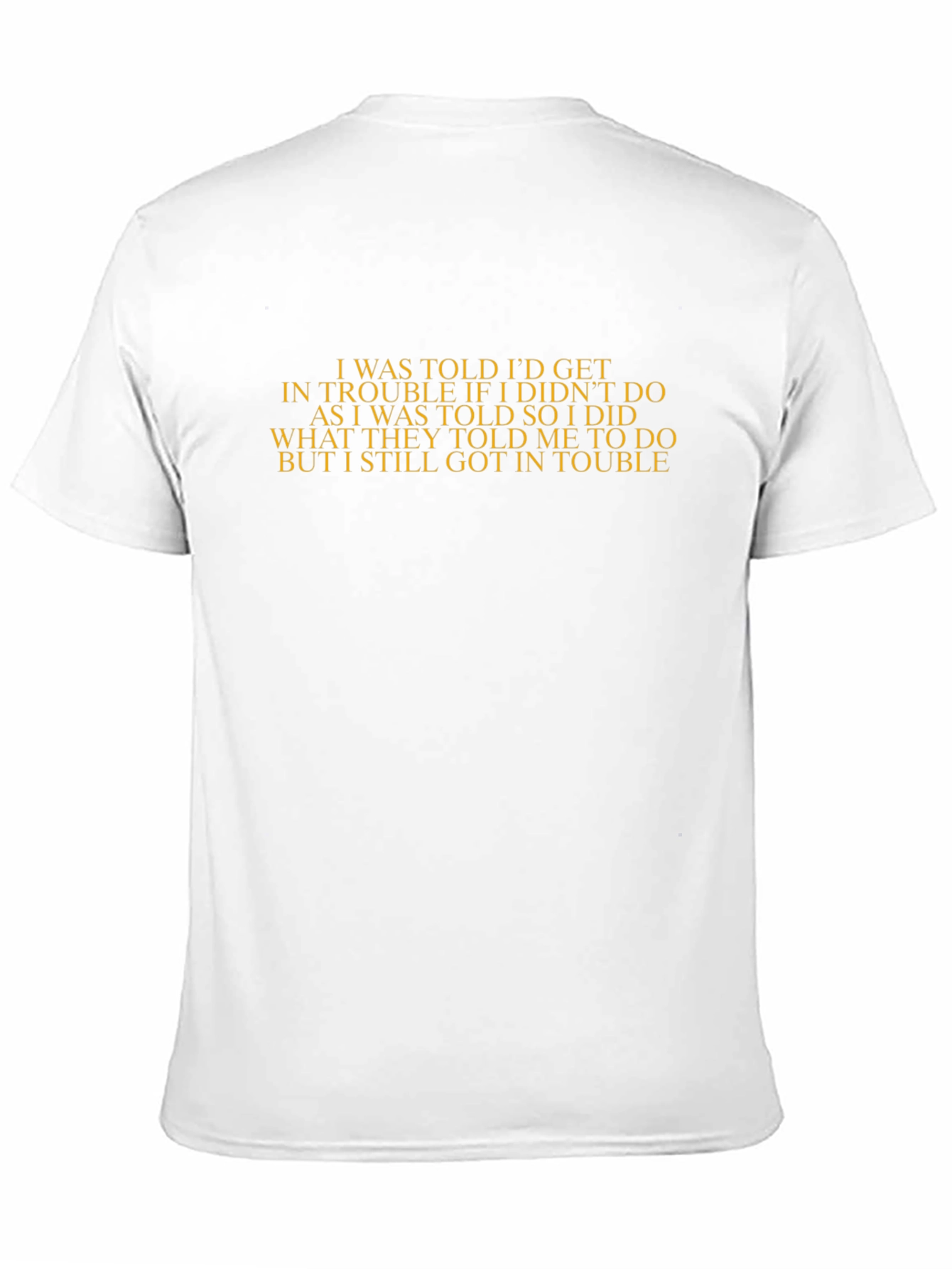 Trouble Told Black T-Shirt - Sarcastic Tee
