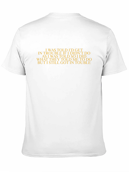 Trouble Told Black T-Shirt - Sarcastic Tee