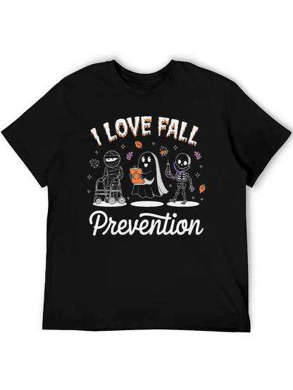 I Love Fall Prevention Halloween T-Shirt