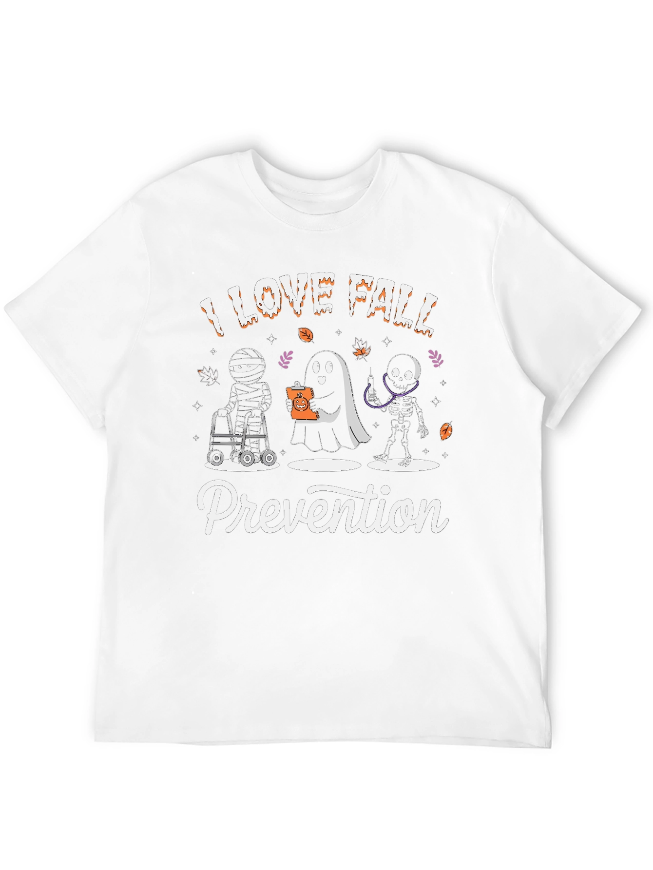 I Love Fall Prevention Halloween T-Shirt