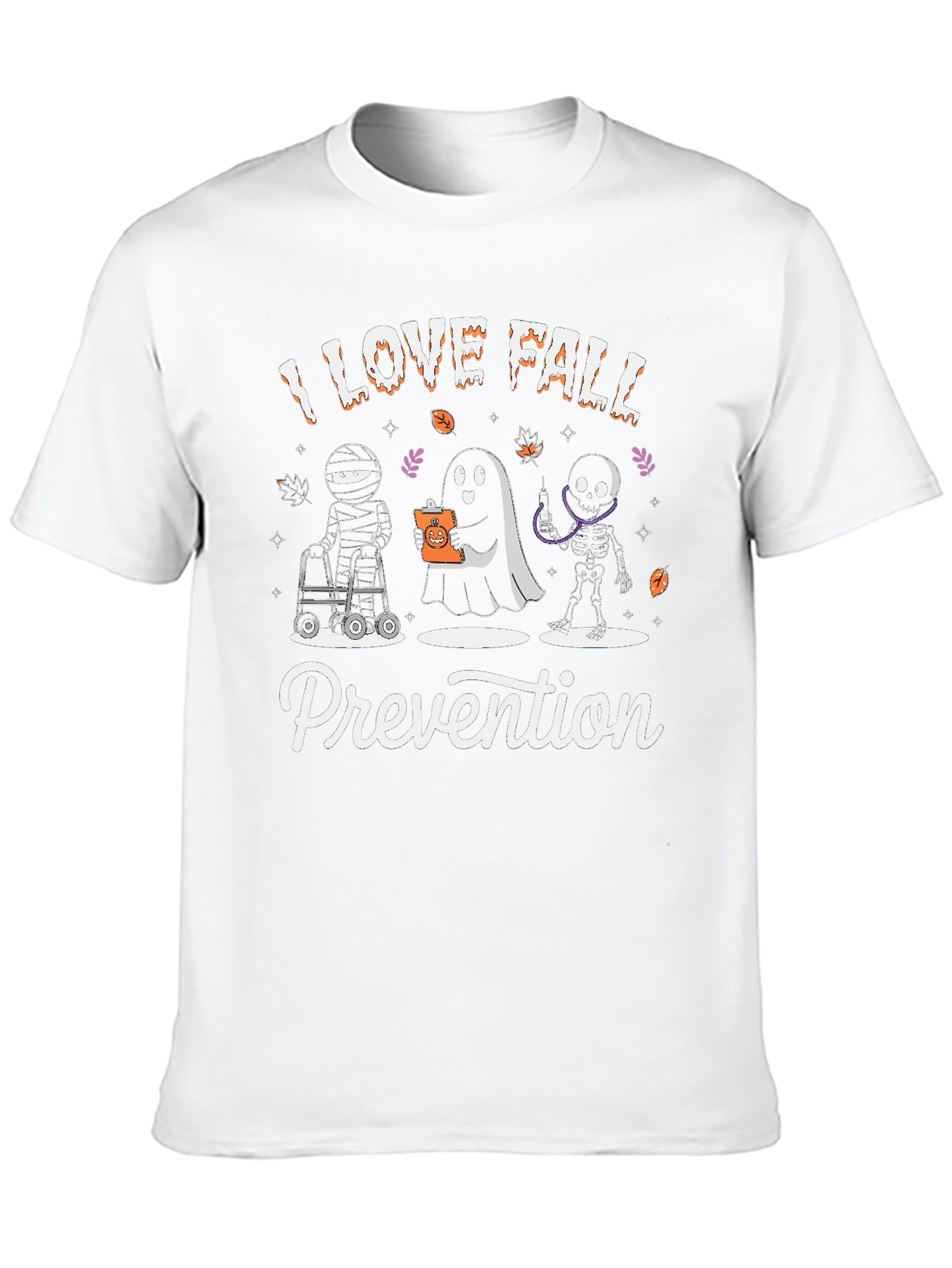 I Love Fall Prevention Halloween T-Shirt