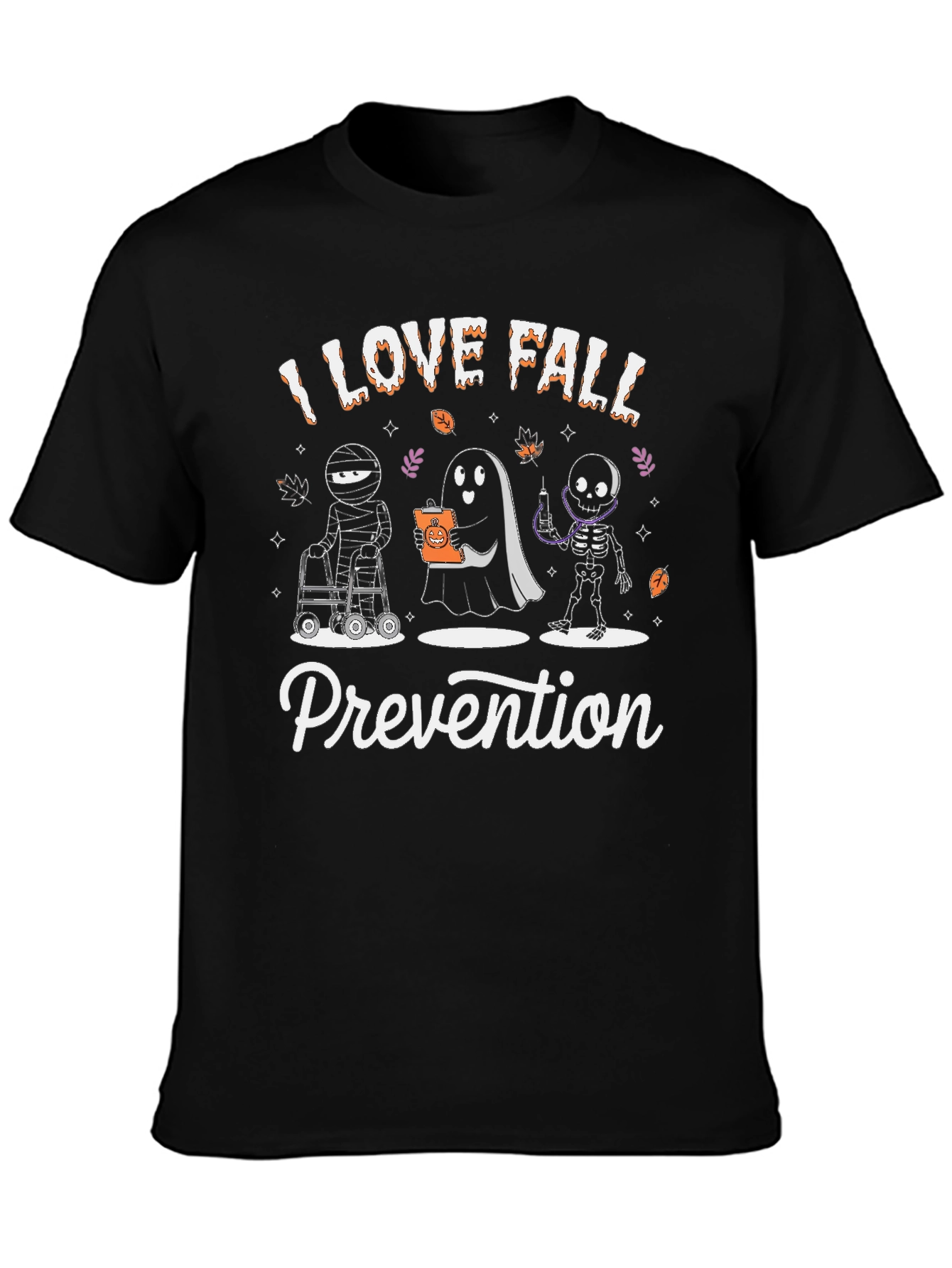 I Love Fall Prevention Halloween T-Shirt