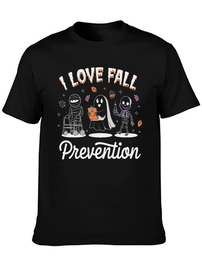 I Love Fall Prevention Halloween T-Shirt