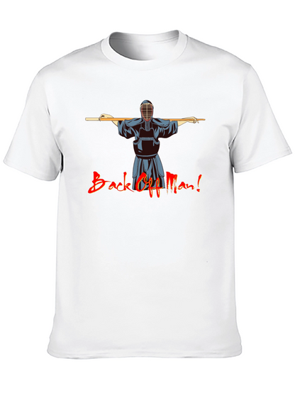 Back Off Man! Kendo Martial Arts Black T-Shirt