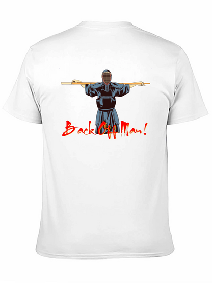 Back Off Man! Kendo Martial Arts Black T-Shirt
