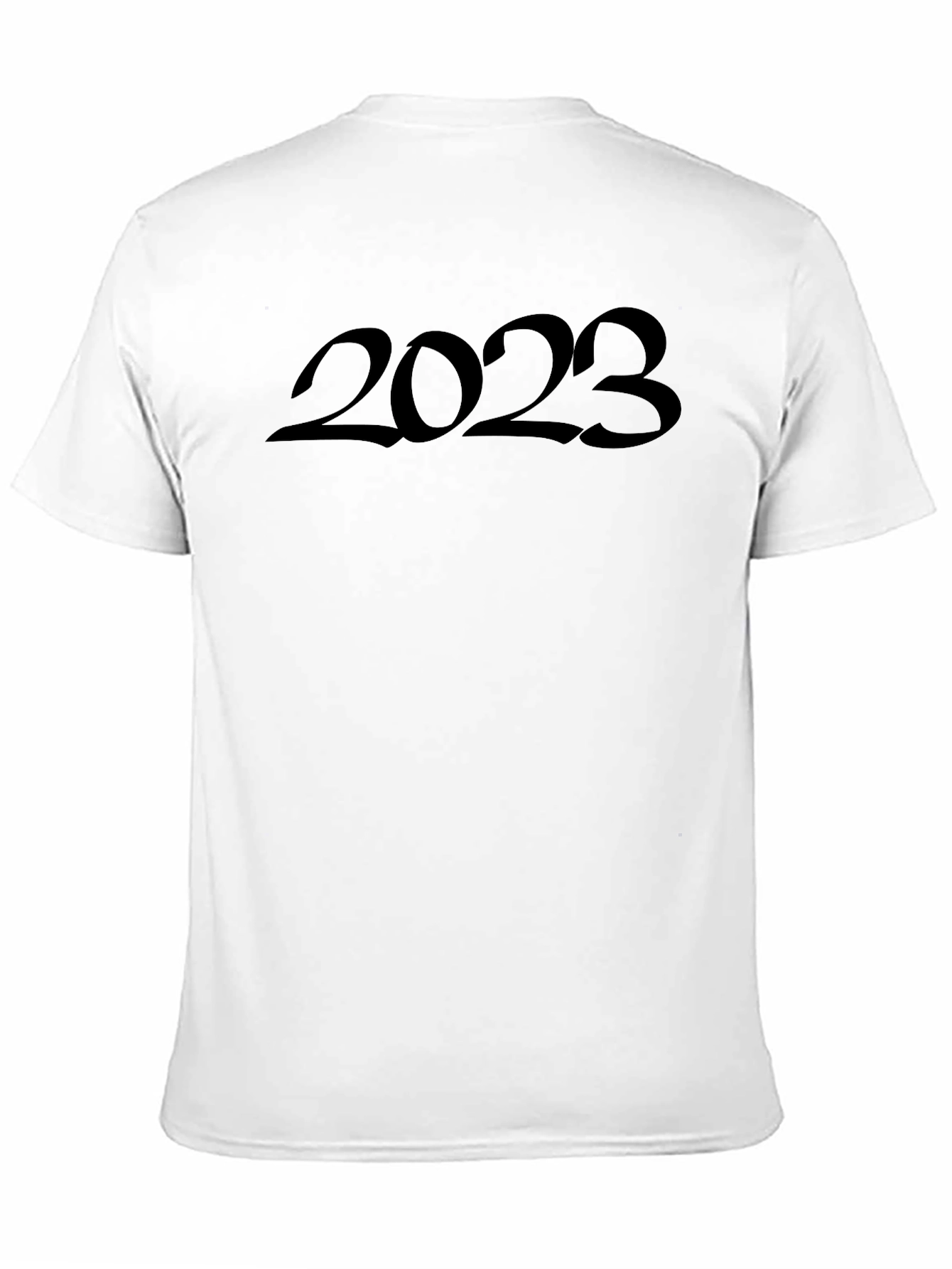2023 Graphic Tee - Trendy Black T-Shirt