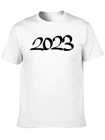 2023 Graphic Tee - Trendy Black T-Shirt