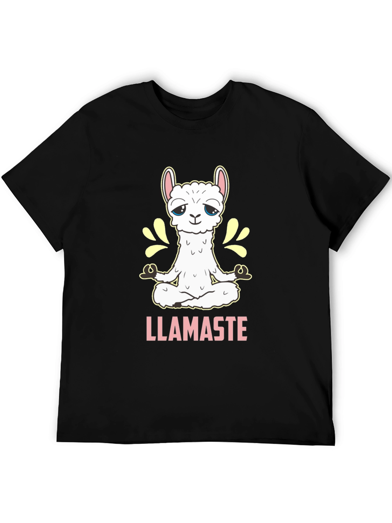 Llamaste T-Shirt - Meditating Llama Yoga Tee