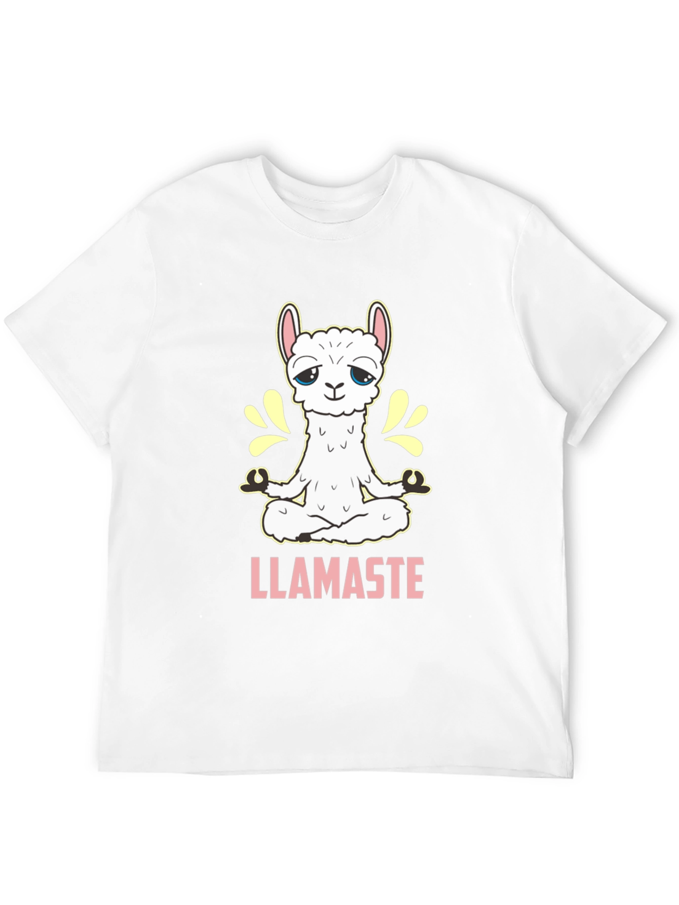 Llamaste T-Shirt - Meditating Llama Yoga Tee