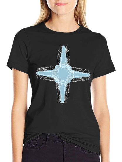 Cybernetic Cross T-Shirt - Tech Inspired Graphic Tee
