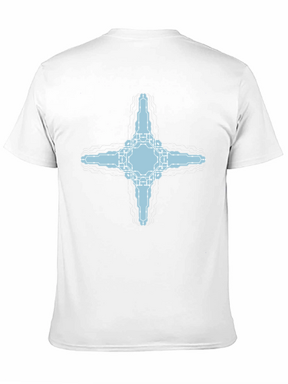 Cybernetic Cross T-Shirt - Tech Inspired Graphic Tee