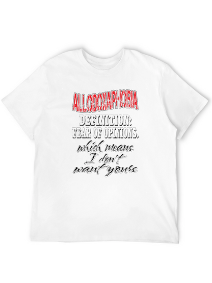 Allodoxaphobia Graphic Tee - Fear of Opinions T-Shirt