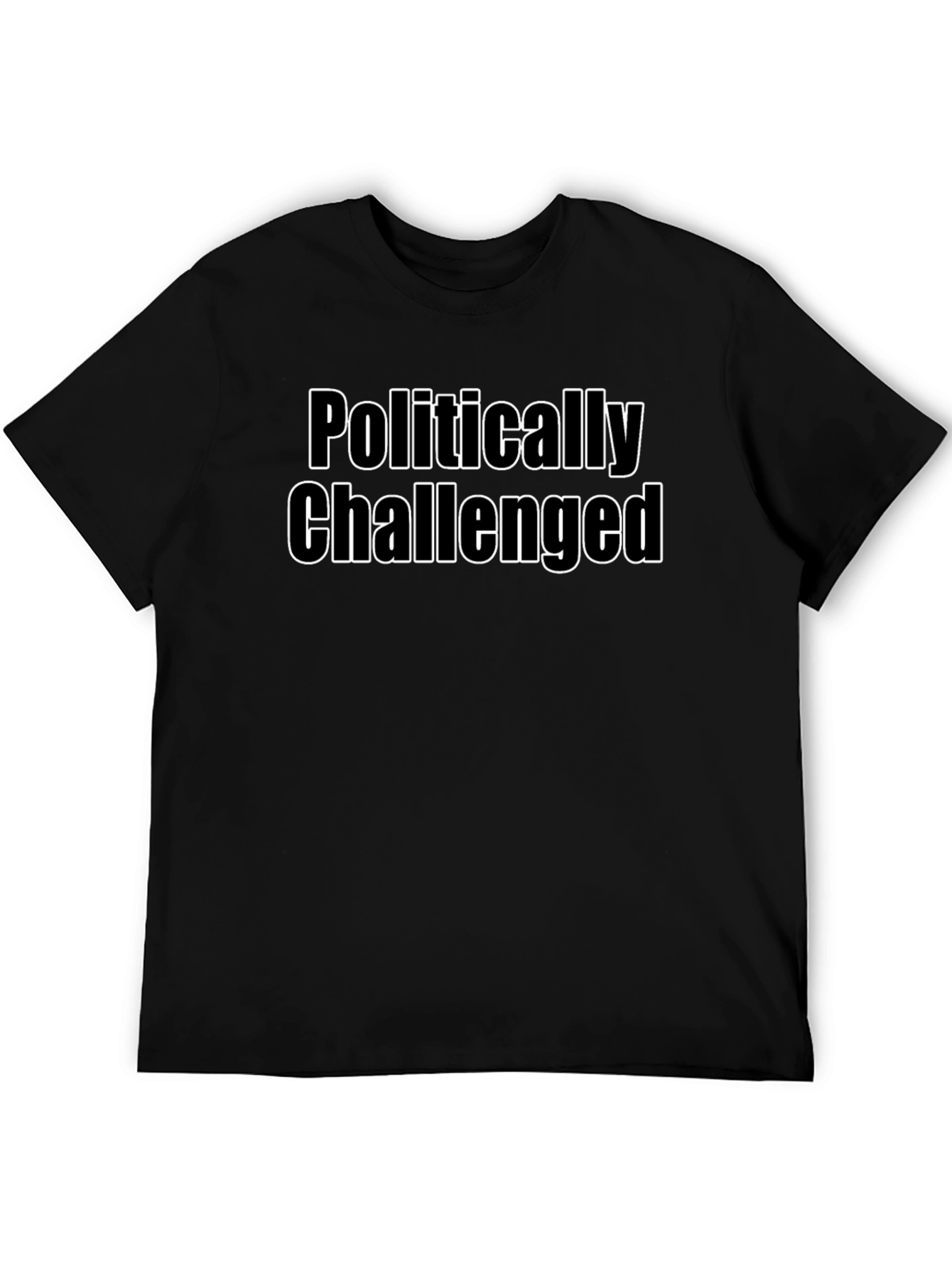 Politically Challenged Graphic T-Shirt - Black