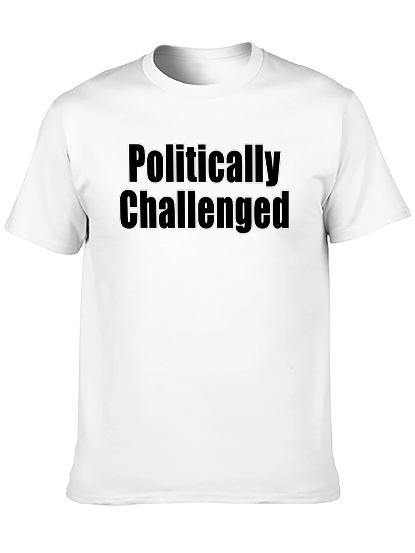 Politically Challenged Graphic T-Shirt - Black