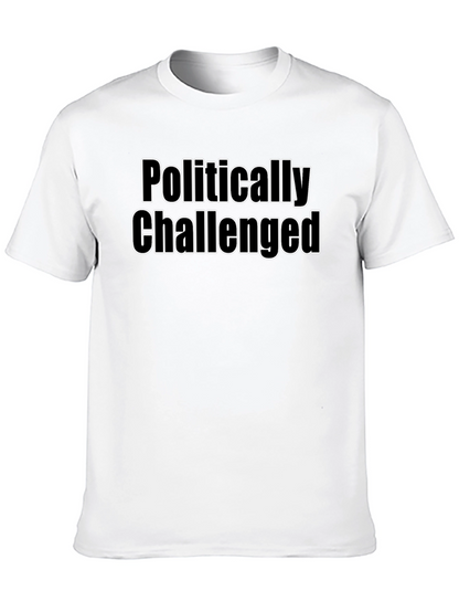Politically Challenged Graphic T-Shirt - Black