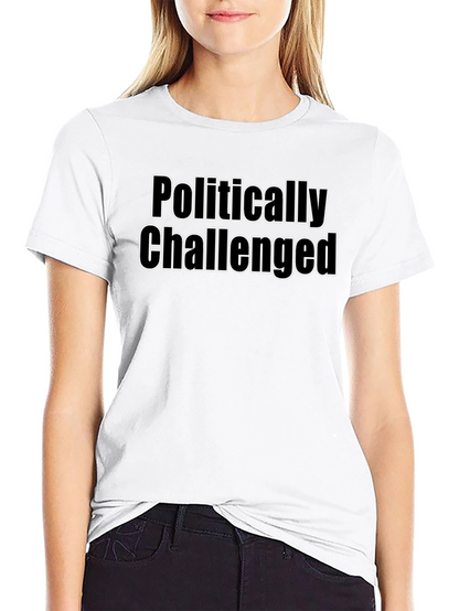 Politically Challenged Graphic T-Shirt - Black