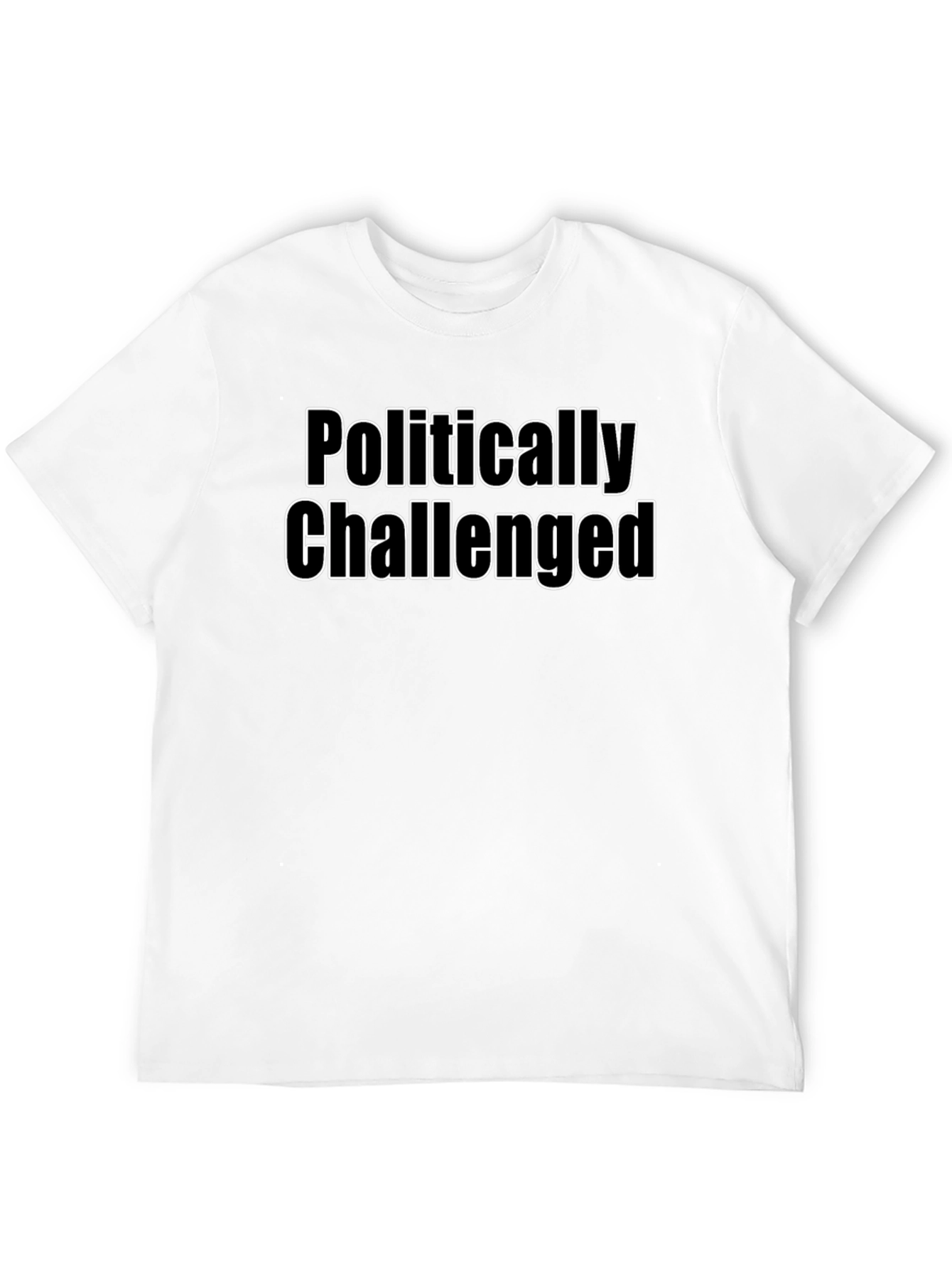Politically Challenged Graphic T-Shirt - Black