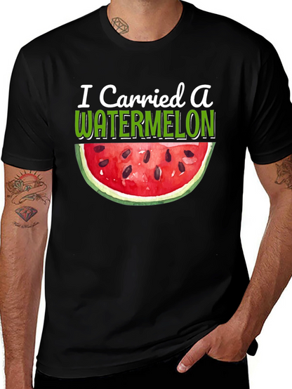 I Carried a Watermelon Black T-Shirt