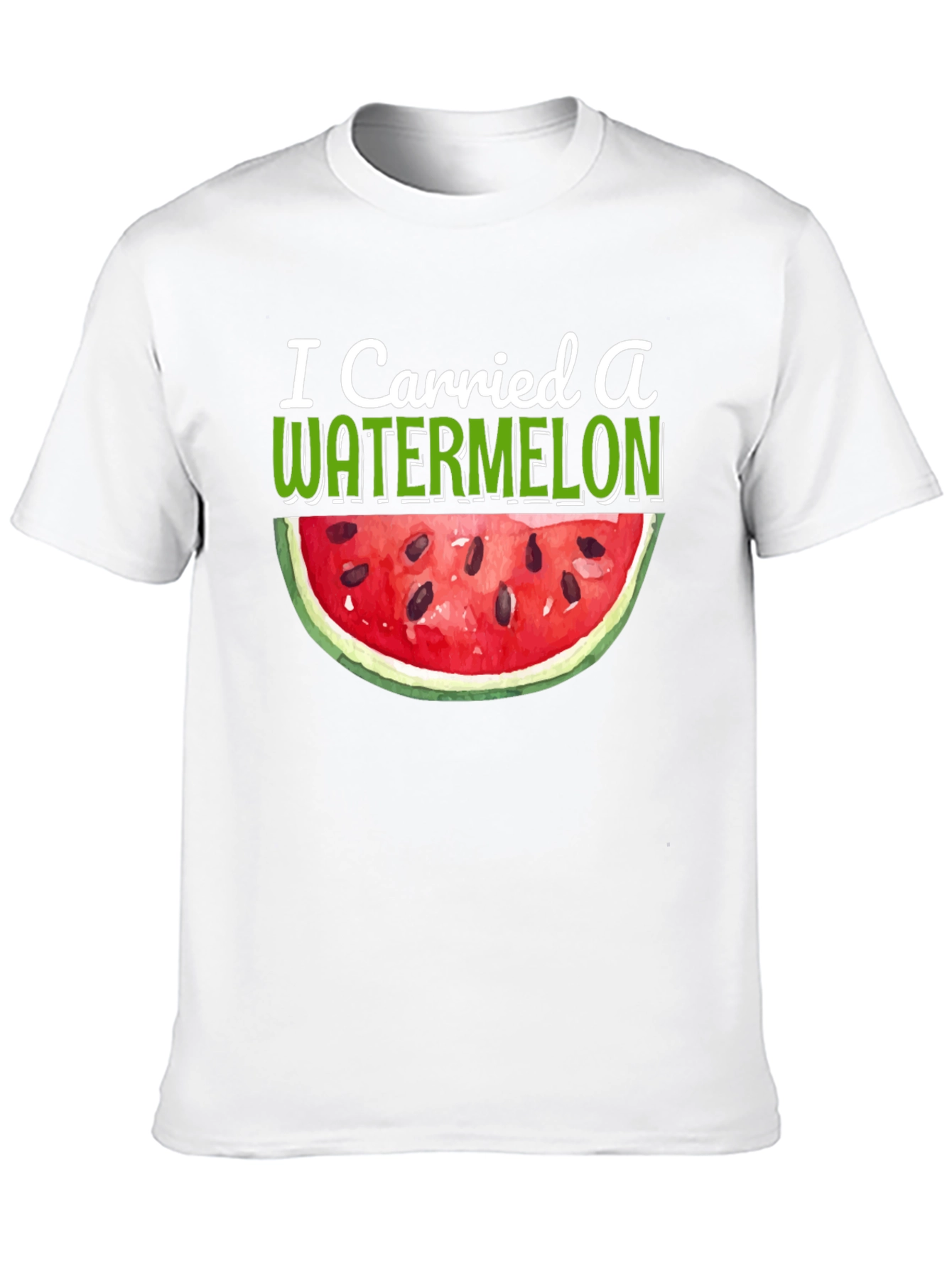 I Carried a Watermelon Black T-Shirt