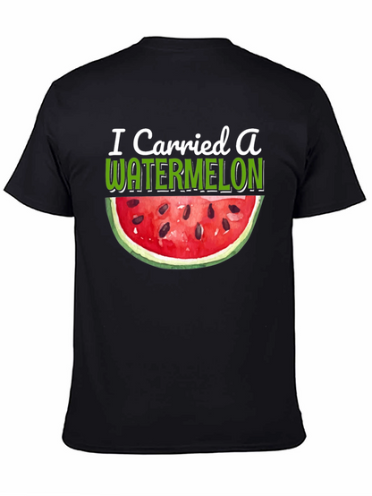 I Carried a Watermelon Black T-Shirt