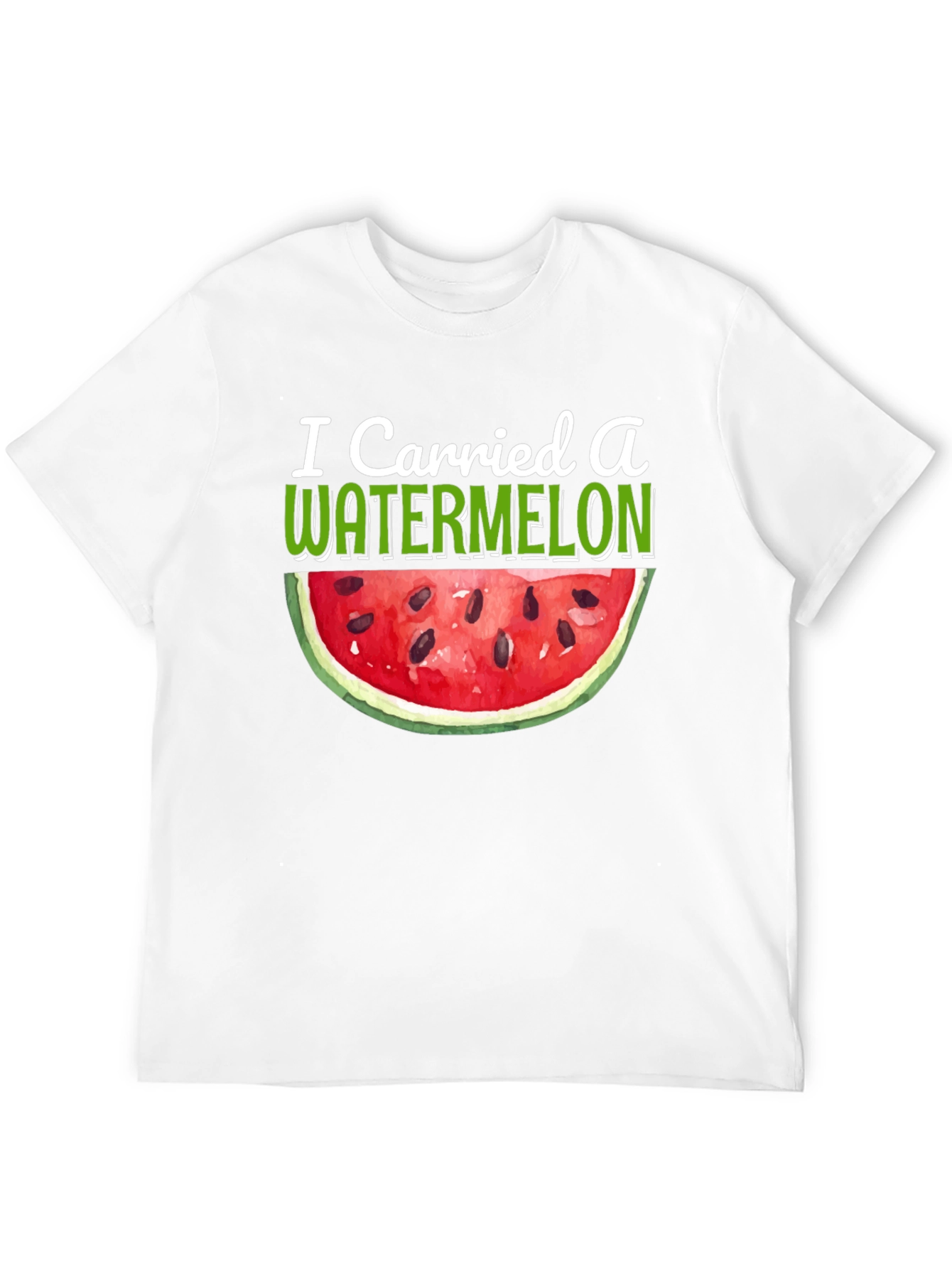 I Carried a Watermelon Black T-Shirt