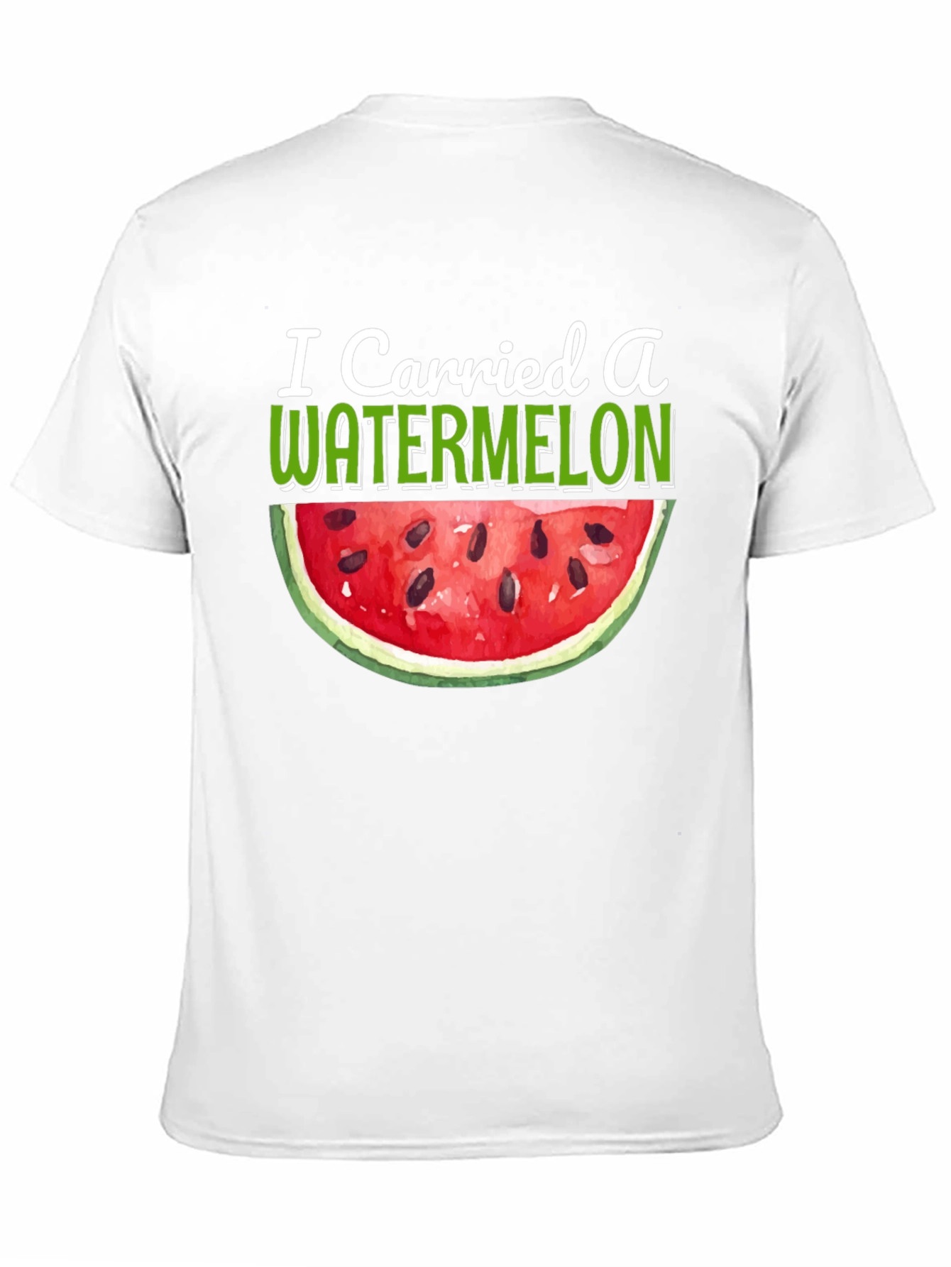 I Carried a Watermelon Black T-Shirt