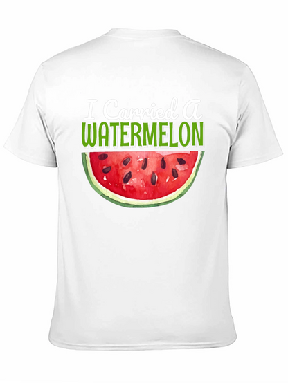 I Carried a Watermelon Black T-Shirt