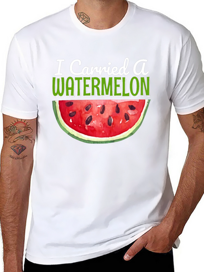 I Carried a Watermelon Black T-Shirt